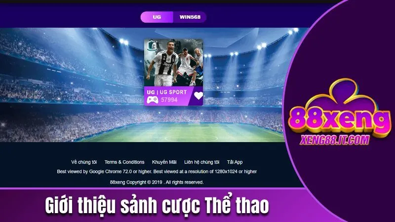 Xeng88 - Cổng Game Giải Trí Đổi Thưởng Uy Tín | Chơi Là Thắng 166 Giới thiệu sảnh cược Thể thao