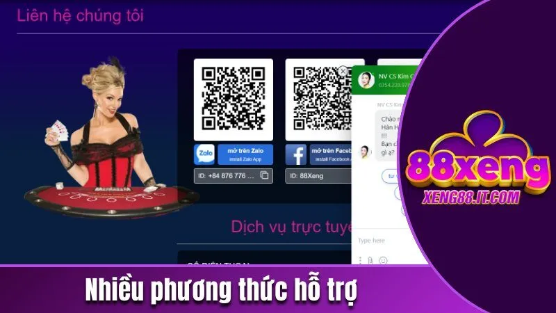 Xeng88 - Cổng Game Giải Trí Đổi Thưởng Uy Tín | Chơi Là Thắng 164 Nhiều phương thức hỗ trợ